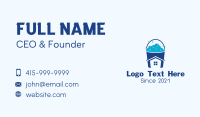 Clean House Bucket Business Card Image Preview