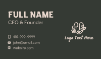 Natural Beauty Face Business Card Preview