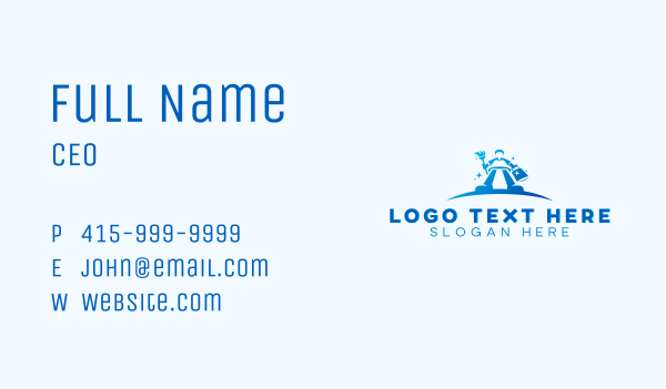 Janitorial Cleaning Cleaner Business Card Design Image Preview