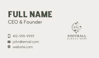 Organic Massage Therapy Business Card Image Preview