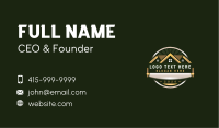 Crosscut Saw Carpentry Builder Business Card Image Preview