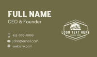 Mountain Sun Hiking Business Card Preview