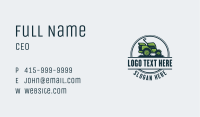 Grass Riding Lawn Mower Business Card Image Preview