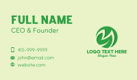 Green Salad Restaurant  Business Card Design