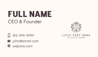 Sewing Floral Thread Business Card Image Preview