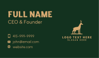Luxury Deer Animal Business Card Image Preview