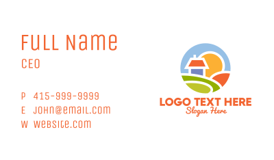 Sunrise House Badge Business Card Image Preview