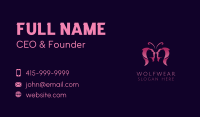 Butterfly Wings Salon Business Card Image Preview