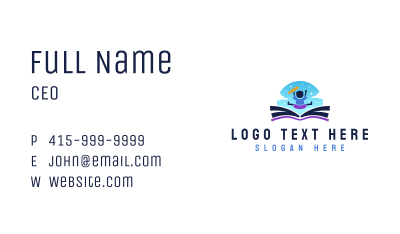Kid Book Publishing Business Card Image Preview