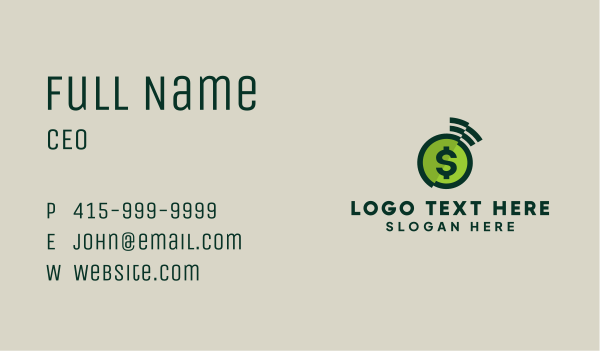Dollar Currency Money Exchange Business Card Design Image Preview