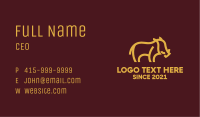 Safari Wild  Boar  Business Card Image Preview