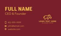 Safari Wild  Boar  Business Card Preview