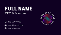 Sphere Wave Startup Business Card Preview