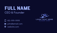 Drone Surveillance Aerial Business Card Image Preview