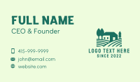 Nature Farm House  Business Card Design