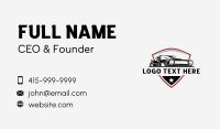 Race Car Automobile Business Card Preview