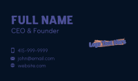 Fun Brush Wordmark Business Card Image Preview