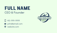 Lawn Mower Grass Landscaping Business Card Preview