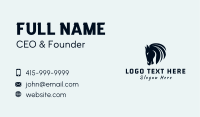 Horse Equine Silhouette Business Card Image Preview