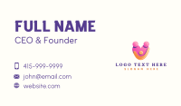 Heart Family Love Business Card Design