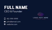 Sound Wave Tech Business Card Design