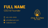 Golden Hop Beer  Business Card Image Preview