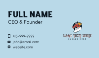 Dragon Smoke Cloud Business Card Design