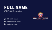 Gaming Casino Skull Business Card Preview