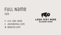 Black Bison Animal  Business Card Image Preview