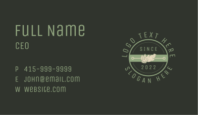 Artisan Ginger Spice Badge  Business Card Image Preview