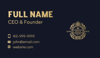 Crown Royalty Regal Business Card Design