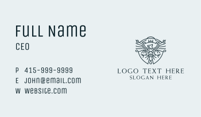 Blue Eagle Premium Brand Business Card Image Preview