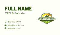 Lawn Mower Horticulture Business Card Preview