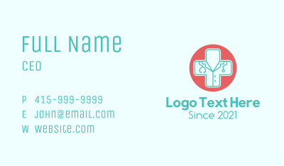 Medical Cross Profession Business Card