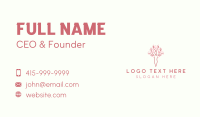 Tree Woman Nature Business Card Image Preview