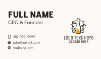 Vine Organic Liquor Business Card Design