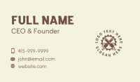 Sawmill Chainsaw Woodwork Business Card Image Preview