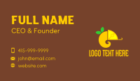 Chameleon Lemon Fruit  Business Card Image Preview