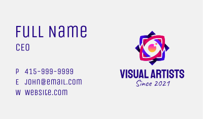 Colorful Mystic Eye  Business Card Image Preview