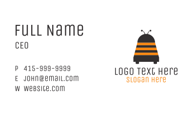 Bee Wasp Insect Robot Droid Business Card