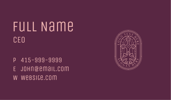 Cross Christian Dove Business Card Design Image Preview