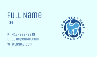 Blue Dentistry Tooth Business Card Image Preview