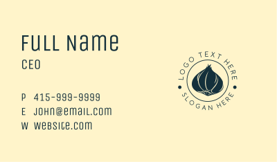 Minimalist Garlic Spice Business Card Image Preview