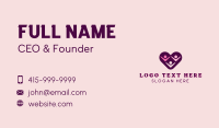Heart Family Care Business Card Design