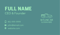Green Farm Truck  Business Card Image Preview
