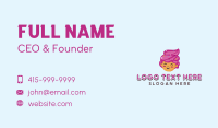 Ice Cream Sundae Dessert Business Card Image Preview