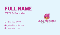 Ice Cream Sundae Dessert Business Card Preview