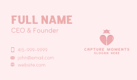 Crown Lingerie Heart Business Card Image Preview