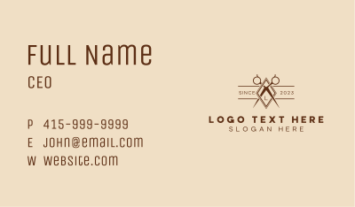 Upscale Shears Boutique Business Card Image Preview