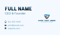 Cyber Shield Letter Y Business Card Design